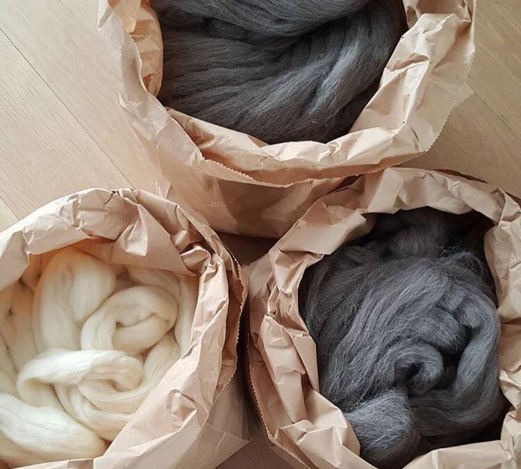 Super hot! Grote bollen Merino wol voor een prachtige deken.