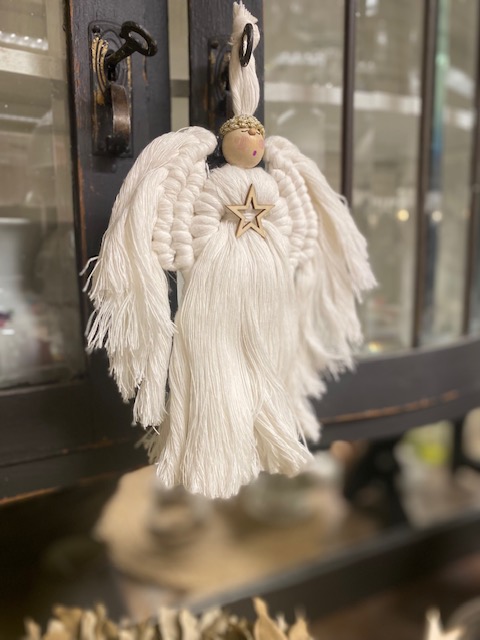 lieve kerstengel macrame